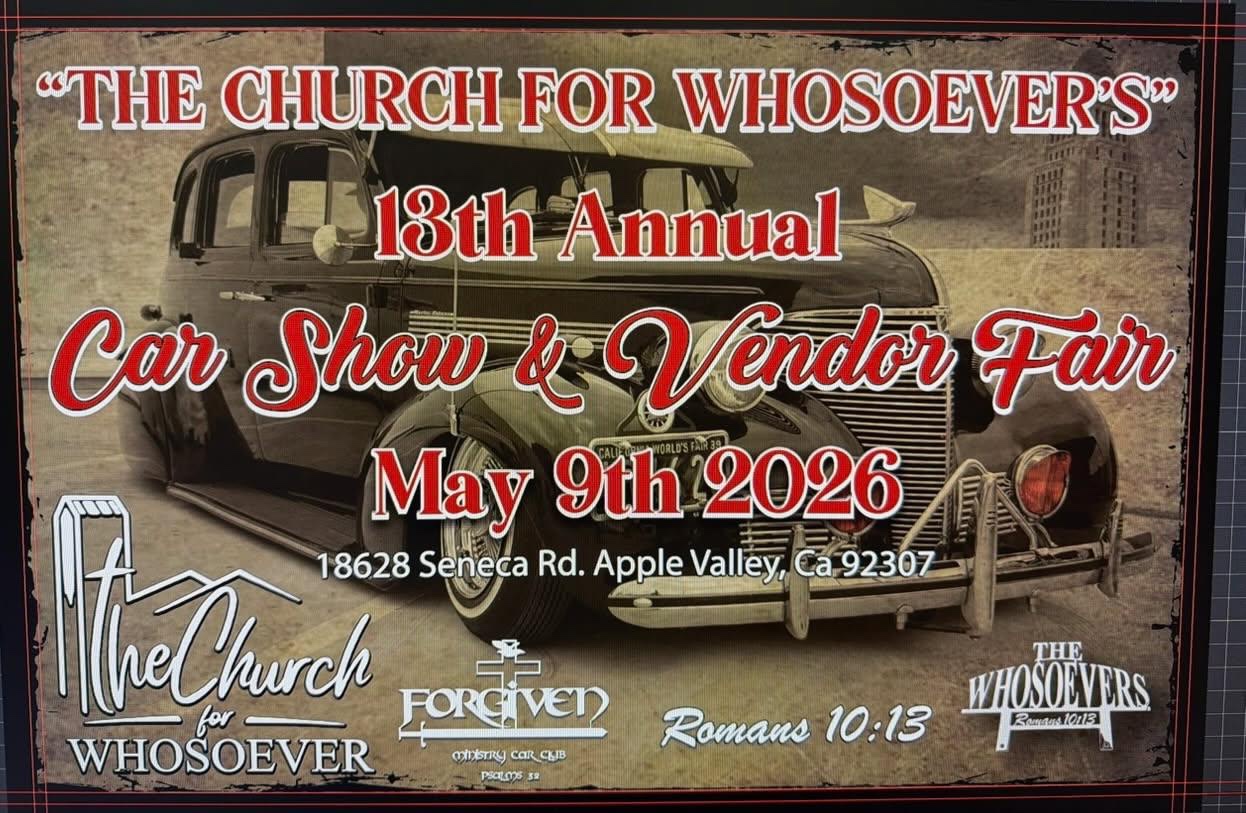 13th Annual Car Show & Vendor Fair Hosted by The Church for Whosoevers – image 1