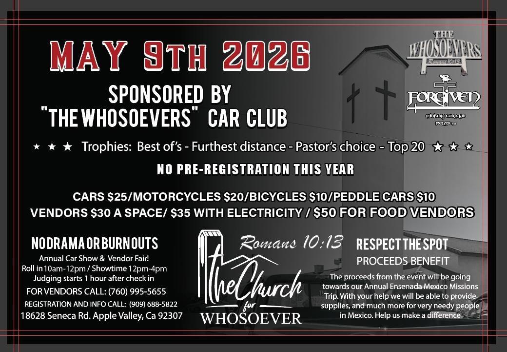 13th Annual Car Show & Vendor Fair Hosted by The Church for Whosoevers – image 2