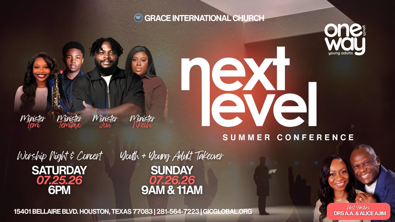 NEXT LEVEL 2026 Youth and Young Adult Conference